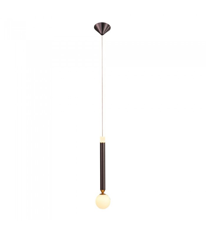 Modern LED Hanging Pendant Coffee, Warm White 3000K 600lm - 2
