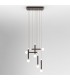 Modern LED Hanging Pendant Coffee, Warm White 3000K 3600lm - 1