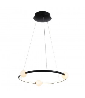 Modern LED Hanging Pendant Black, Pink, Warm White 3000K 2100lm Dimmable - 1