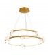 Modern LED Hanging Pendant Antique Bronze, Warm White 3000K 4600lm Dimmable - 1