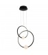 Modern LED Hanging Pendant Black, Pink, Warm White 3000K 2420lm Dimmable - 1