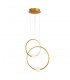Modern LED Hanging Pendant Antique Bronze, Warm White 3000K 2420lm Dimmable - 1