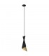 Modern Hanging Pendant Black, Gold 1 Light , E27 - 2