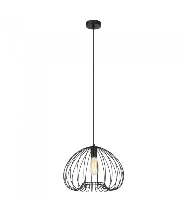 Modern Hanging Pendant Black 1 Light , E27 - 2
