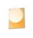 Modern Wall Lamp Golden 1 Light  with White Shade, G9 - 1
