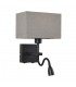 Modern LED Bedside Lamp Black Matt, Warm White 3000K 350lm - 1
