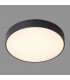 Modern LED Flush Ceiling Light Black, Warm White 3000K 1800lm - 2