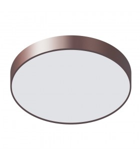 Modern LED Flush Ceiling Light Coffee, Warm White 3000K 1800lm - 1