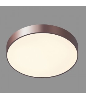 Modern LED Flush Ceiling Light Coffee, Warm White 3000K 1800lm - 2