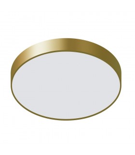 Modern LED Flush Ceiling Light Golden, Warm White 3000K 1800lm - 1