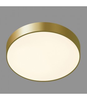 Modern LED Flush Ceiling Light Golden, Warm White 3000K 1800lm - 2
