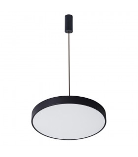 Modern LED Hanging Pendant Black, Warm White 3000K 1800lm - 1