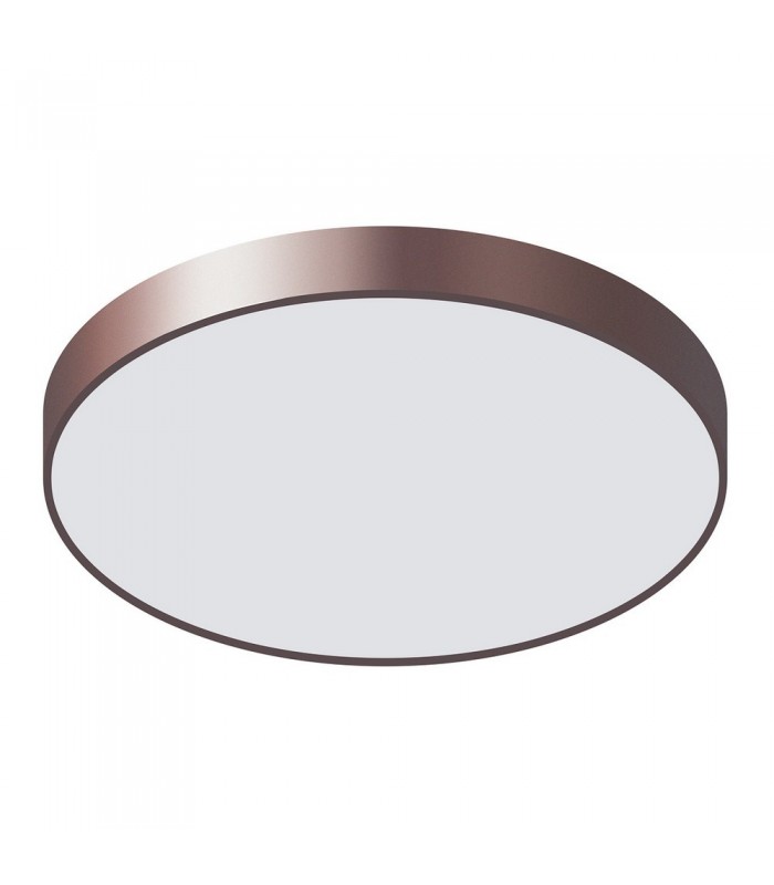 Modern LED Flush Ceiling Light Coffee, Warm White 3000K 3600lm - 1