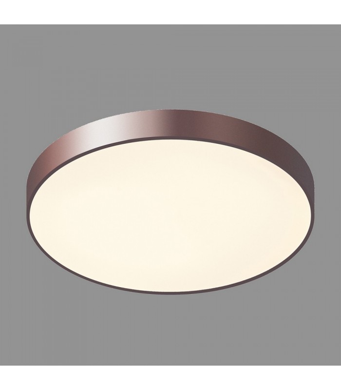 Modern LED Flush Ceiling Light Coffee, Warm White 3000K 3600lm - 2