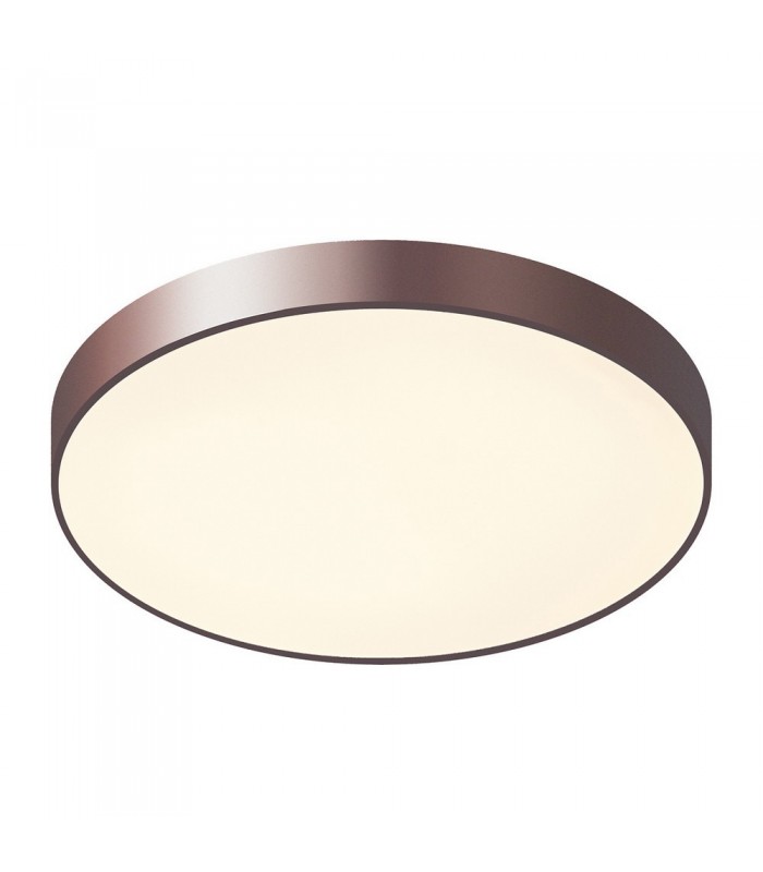Modern LED Flush Ceiling Light Coffee, Warm White 3000K 3600lm - 3