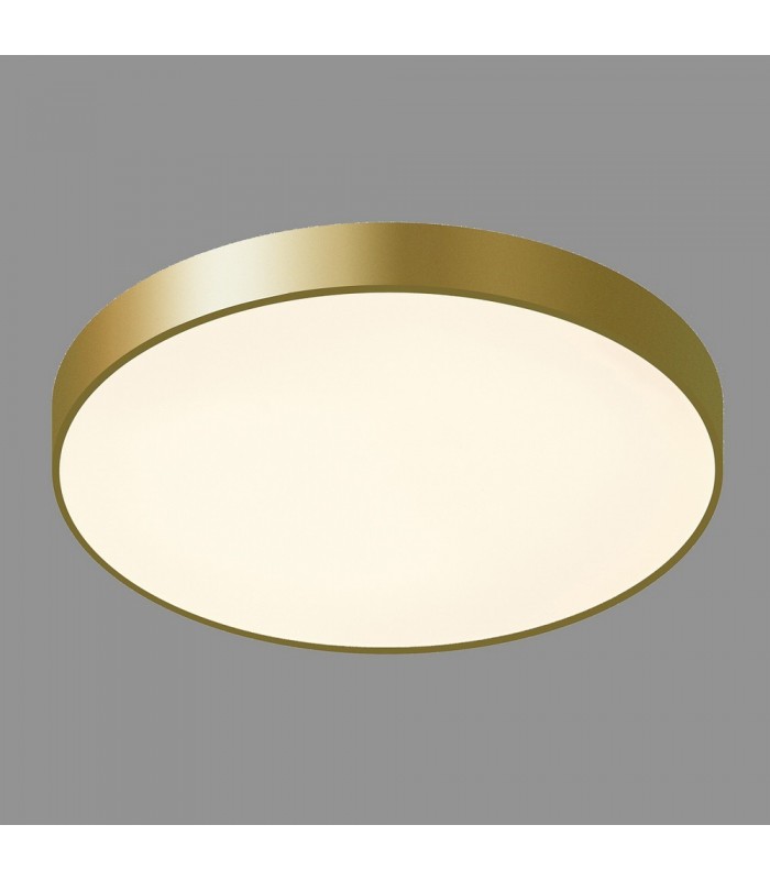 Modern LED Flush Ceiling Light Golden, Warm White 3000K 3600lm - 2
