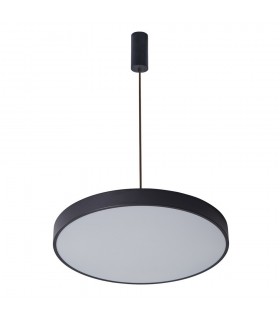 Modern LED Hanging Pendant Black, Warm White 3000K 3600lm - 1