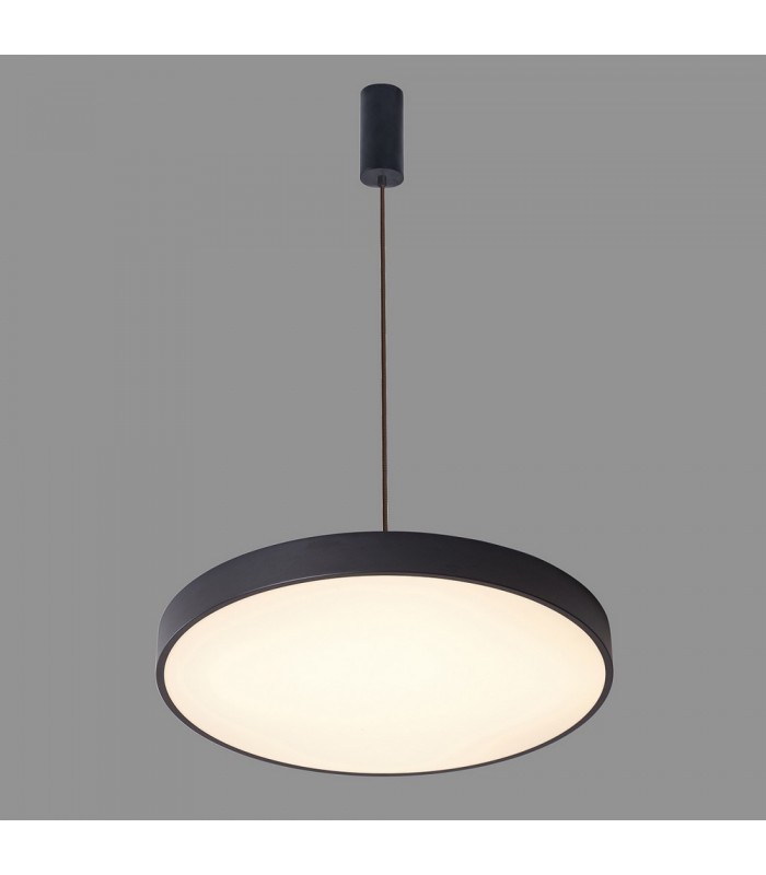 Modern LED Hanging Pendant Black, Warm White 3000K 3600lm - 2