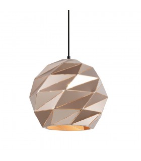 Modern Hanging Pendant Golden 1 Light , E27 - 1