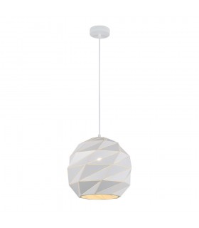 Modern Hanging Pendant White 1 Light , E27 - 2