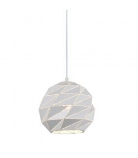 Modern Hanging Pendant White 1 Light , E27 - 1