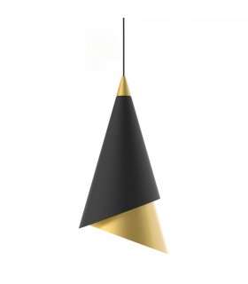 Modern LED Hanging Pendant Black, Gold, Warm White 3000K 469lm - 1