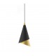 Modern LED Hanging Pendant Black, Gold, Warm White 3000K 290lm - 1