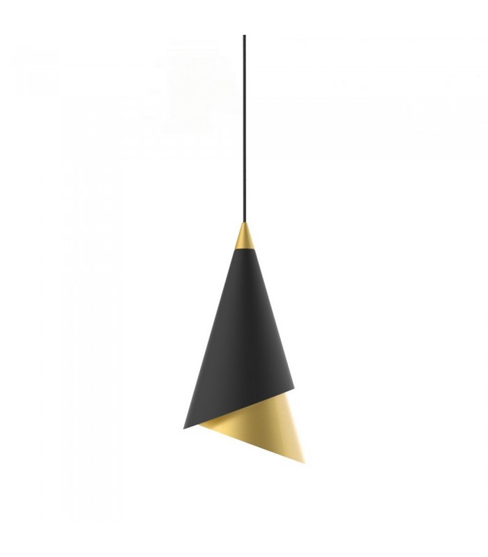 Modern LED Hanging Pendant Black, Gold, Warm White 3000K 290lm - 1