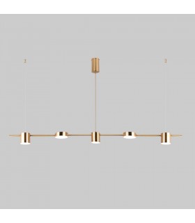 Modern LED Hanging Pendant Brass, Warm White 3000K 2300lm - 1