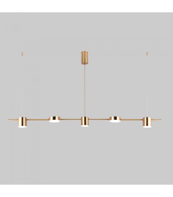 Modern LED Hanging Pendant Brass, Warm White 3000K 2300lm - 1