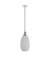 Modern Hanging Pendant Satin Nickel 1 Light  with Clear Shade, E27 Dimmable - 2