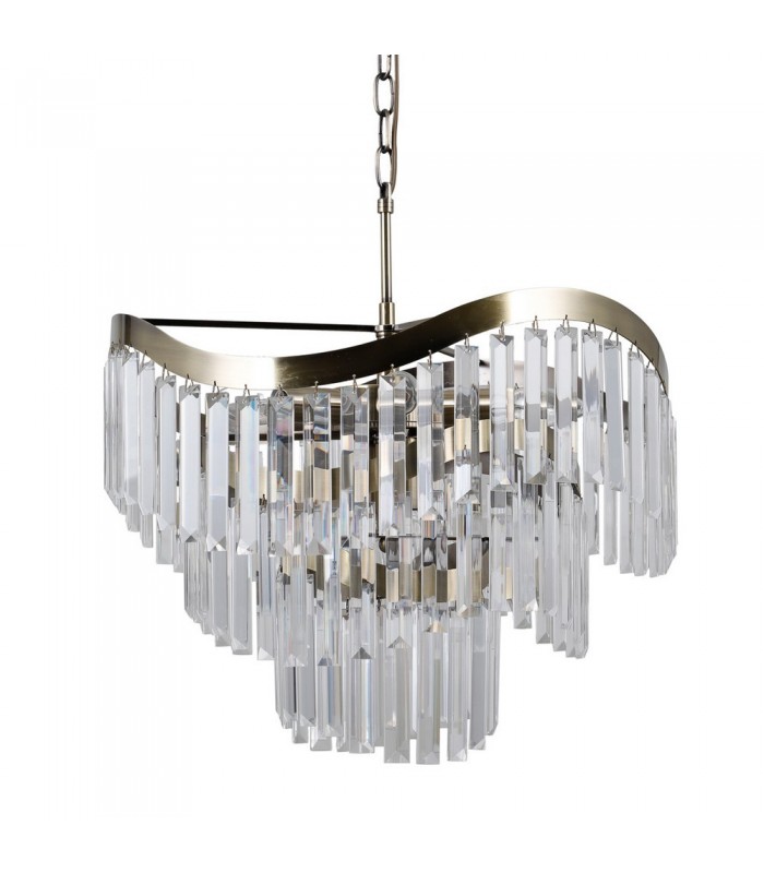 Stylized Hanging Pendant Antique Bronze 8 Light , E14 - 1