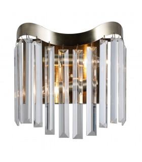 Stylized Wall Lamp Antique Bronze 2 Light , E14 - 2