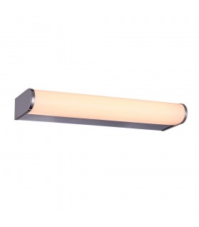 Modern LED Wall Lamp Chrome, Warm White 3000K 600lm - 1