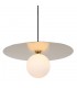 Modern Hanging Pendant Golden Light  with White Shade, G9 - 1