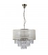 Stylized Hanging Pendant Ancient Brass 2 Light , E14 - 2