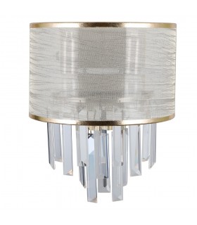 Stylized Wall Lamp Ancient Brass 2 Light , E14 - 2