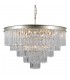 Hanging Pendant Golden Champagne 11 Light  with Crystal Glass Shade, E14 - 2