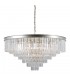 Hanging Pendant Golden Champagne 14 Light  with Crystal Glass Shade, E14 - 2