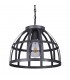 Industrial And Retro Hanging Pendant Antique Silver 1 Light , E27 - 1
