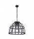 Industrial And Retro Hanging Pendant Antique Silver 1 Light , E27 - 2