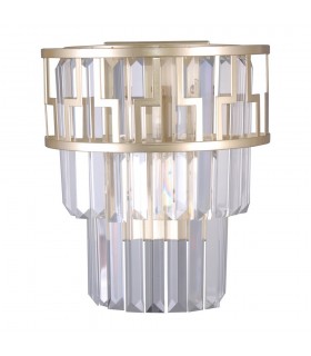 Modern Wall Lamp Golden Champagne 2 Light , E14 - 1
