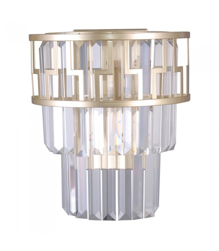 Modern Wall Lamp Golden Champagne 2 Light , E14 - 1