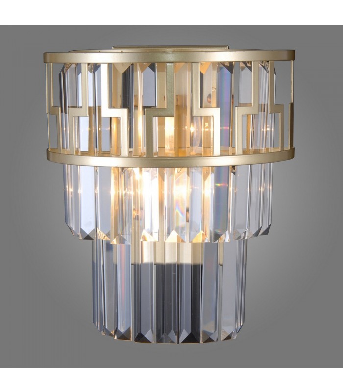 Modern Wall Lamp Golden Champagne 2 Light , E14 - 2