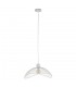 Modern Hanging Pendant Black Matt 1 Light  with White Matt Shade, E27 - 2