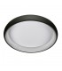Modern LED Flush Ceiling Light Black, Warm White 3000K 1760lm - 1
