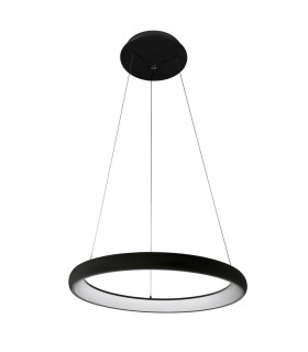 Modern LED Hanging Pendant Black, Warm White 3000K 2200lm - 1