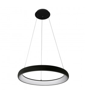 Modern LED Hanging Pendant Black, Warm White 3000K 2750lm - 1