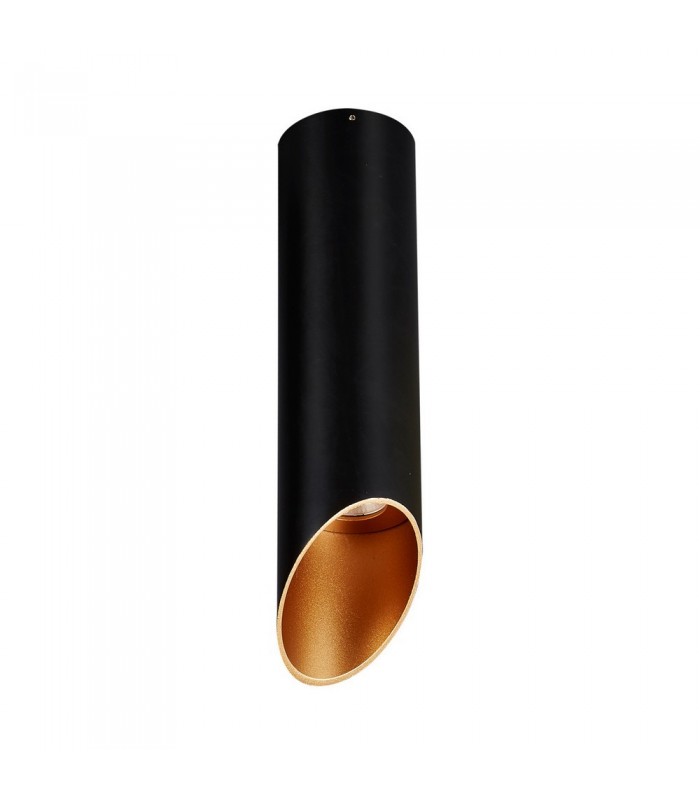 Modern Technical LED Surface Mounted Black, Gold, warm White 3000K 520lm - 1