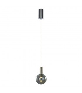 Modern LED Hanging Pendant Chrome, Warm White 3000K 84lm - 1